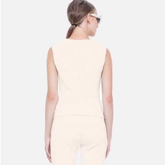 AKRIS PUNTO Akron Mesh & Jersey Sleeveless Tank Top - Picture 2 of 8